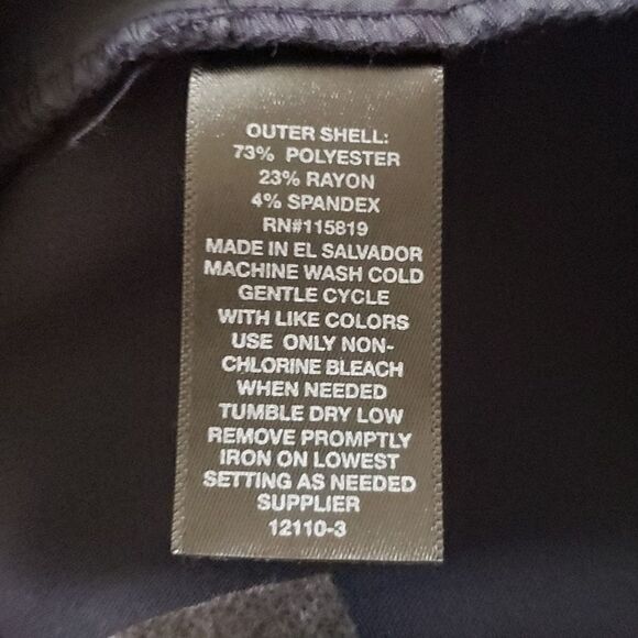 NWT Worthington Navy Blue Curvy Fit Perfect Trouser Pants SZ 8PS - Picture 5 of 5